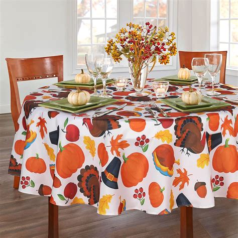 pumpkin round tablecloth|teal and orange pumpkin tablecloth.